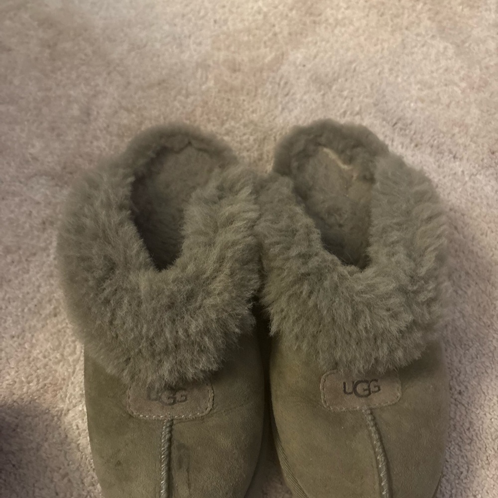 UGG Tan Slippers Plush Comfort